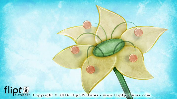 Flipt Pictures - Pollen Flower Animation Background