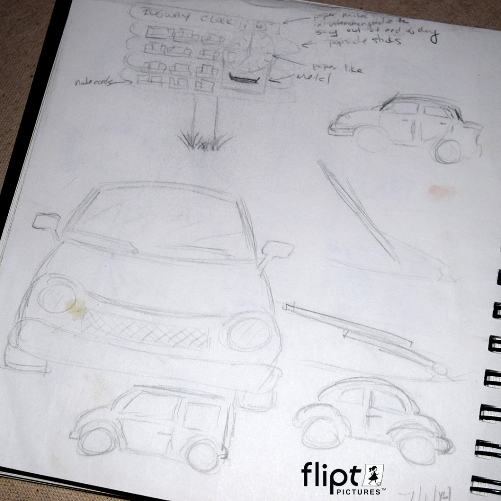 Some Days Are Bug Days Prop Sketches - Flipt Pictures