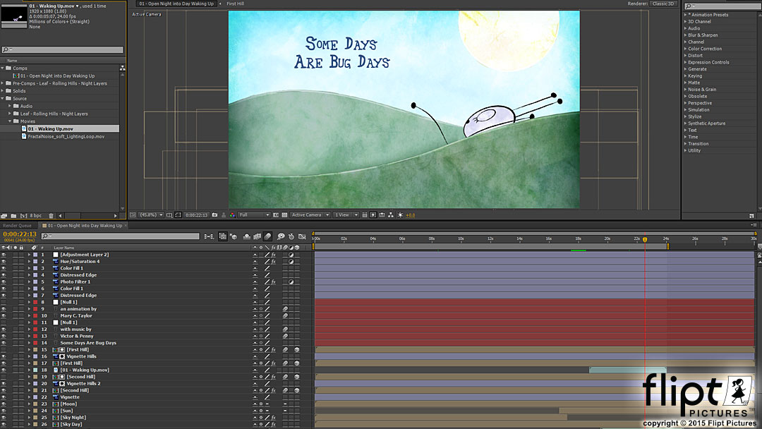 Some Days Are Bug Days After Effects Animation - Flipt Pictures