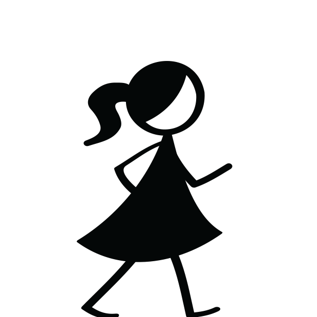 Flipt Pictures Girl Walking Animated GIF